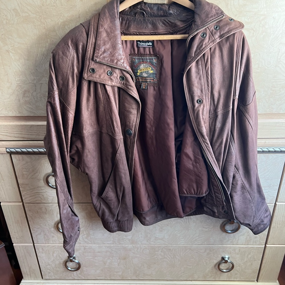 Leather vintage jacket